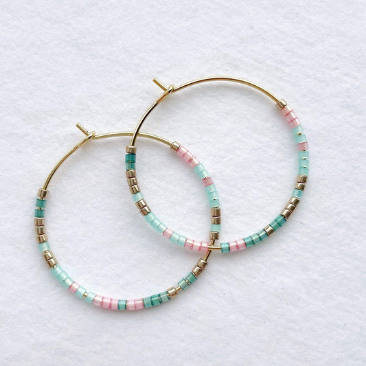 Islamorada Gold Hoop Earrings