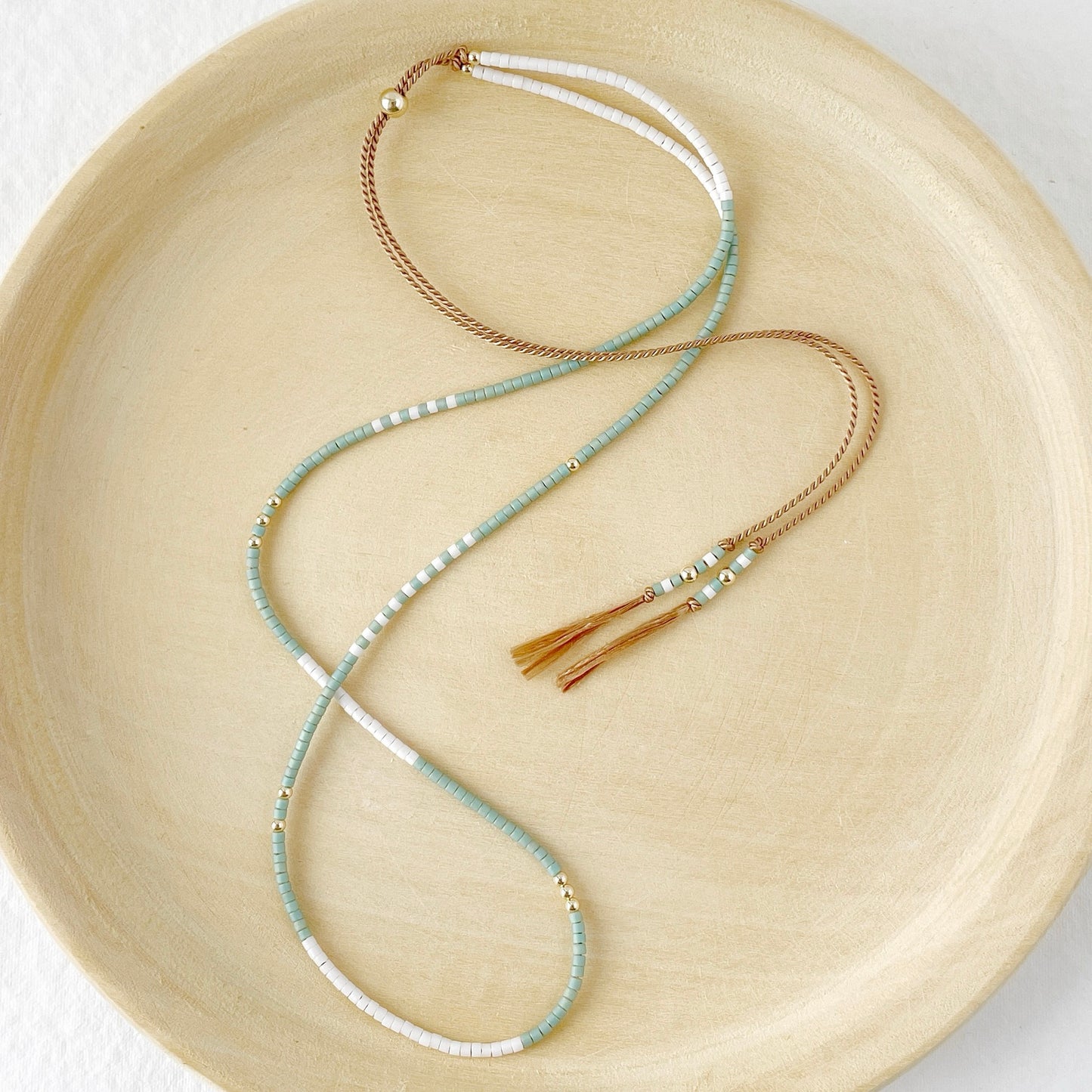 Seaspray Silk Necklace